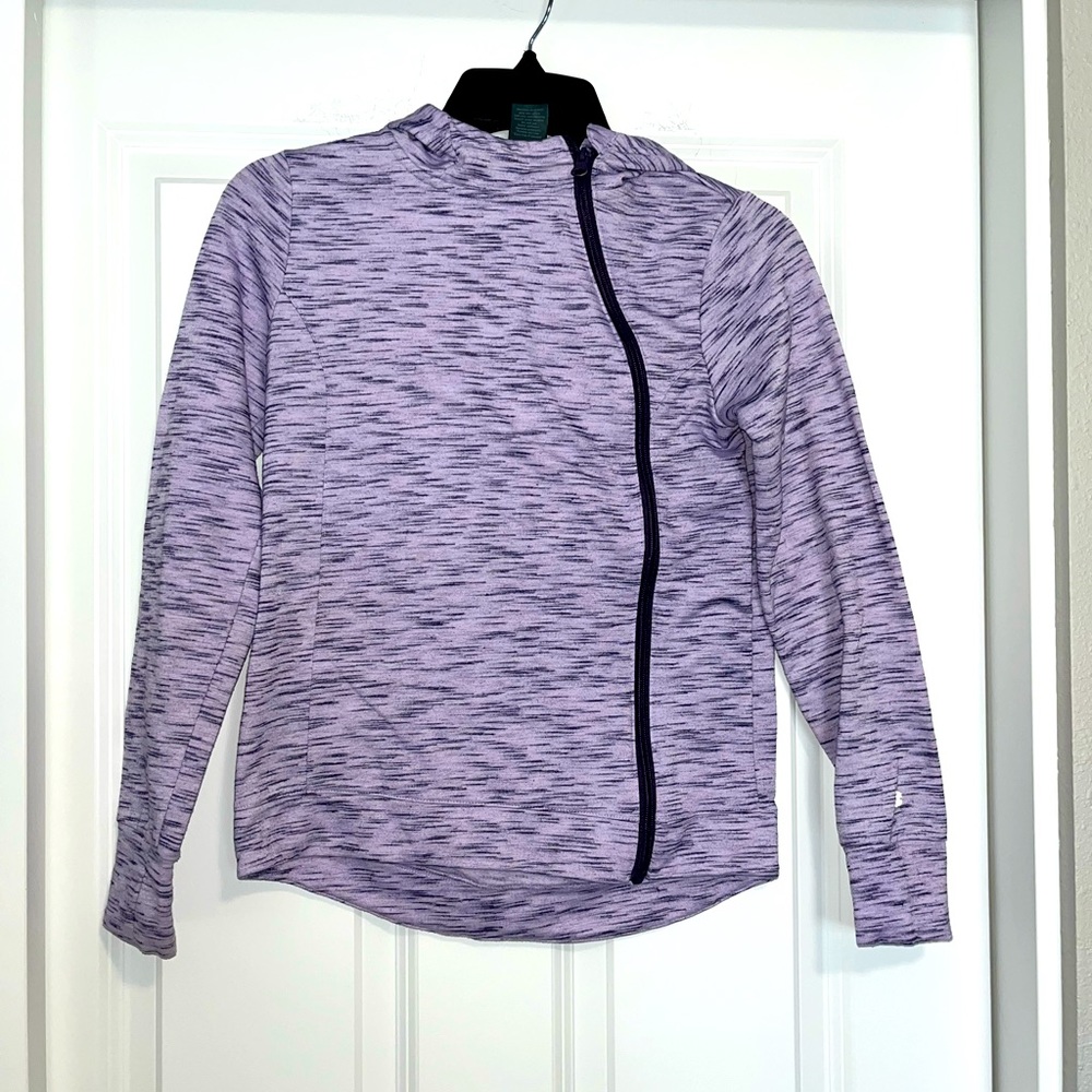 Girl’s Champion Purple Zip Up Hoodie